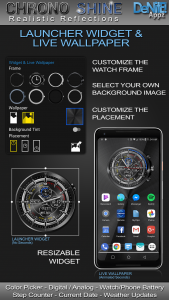 اسکرین شات برنامه Chrono Shine HD Watch Face 3