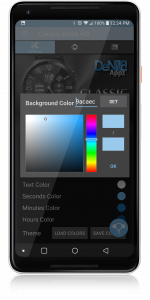 اسکرین شات 5 برنامه Classic Black HD Watch Face