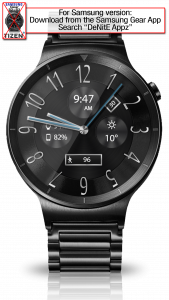 اسکرین شات 7 برنامه Classic Black HD Watch Face