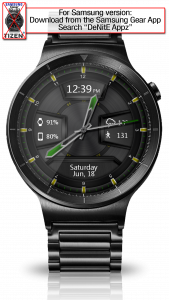 اسکرین شات 6 برنامه Daring Graphite HD Watch Face