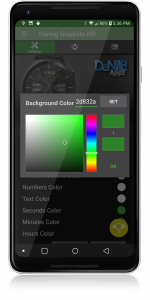 اسکرین شات 5 برنامه Daring Graphite HD Watch Face