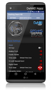 اسکرین شات برنامه Dashing Gears HD WatchFace Widget & Live Wallpaper 4