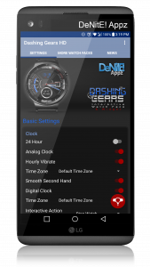 اسکرین شات 4 برنامه Dashing Gears HD WatchFace