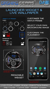 اسکرین شات برنامه Dashing Gears HD WatchFace Widget & Live Wallpaper 2