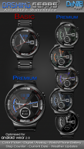 اسکرین شات 1 برنامه Dashing Gears HD WatchFace