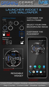 اسکرین شات 2 برنامه Dashing Gears HD WatchFace