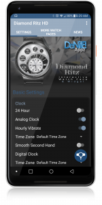 اسکرین شات 5 برنامه Diamond Ritz HD Watch Face