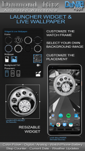 اسکرین شات 3 برنامه Diamond Ritz HD Watch Face