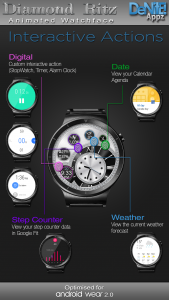 اسکرین شات 4 برنامه Diamond Ritz HD Watch Face