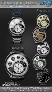 اسکرین شات 1 برنامه Diamond Ritz HD Watch Face