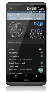 اسکرین شات برنامه Digi-Gears HD Watch Face 4