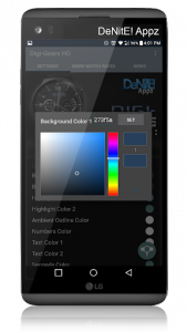 اسکرین شات برنامه Digi-Gears HD Watch Face Widget & Live Wallpaper 5