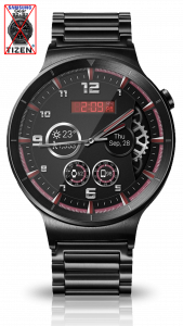 اسکرین شات برنامه Digi-Gears HD Watch Face 8