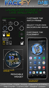 اسکرین شات برنامه FACE-ify HD Watch Face Widget & Live Wallpaper 3