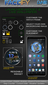 اسکرین شات 3 برنامه FACE-ify HD Watch Face