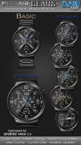 اسکرین شات 1 برنامه Mechani-Gears HD Watch Face