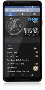 اسکرین شات برنامه Mechani-Gears HD Watch Face Widget Live Wallpaper 4