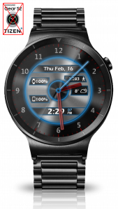 اسکرین شات برنامه Metal Glow HD Watch Face 6