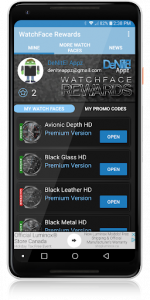 اسکرین شات برنامه WatchFace Rewards 5