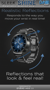 اسکرین شات 4 برنامه Sleek Shine HD Watch Face