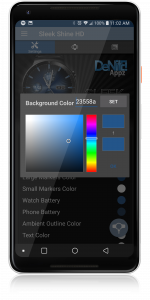 اسکرین شات 6 برنامه Sleek Shine HD Watch Face