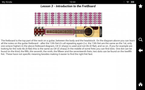 اسکرین شات برنامه Learn Guitar with Simulator 2