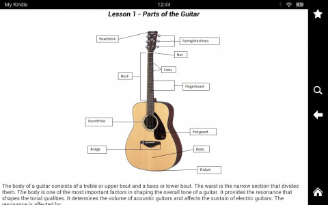 اسکرین شات برنامه Learn Guitar with Simulator 3