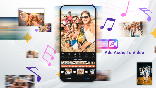 اسکرین شات برنامه Add Audio To Video & Editor 4