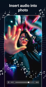 اسکرین شات 2 برنامه Add Audio To Video & Photo