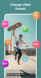 اسکرین شات 1 برنامه Change Video & Audio Format