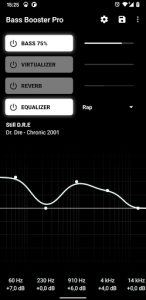 اسکرین شات برنامه Bass Booster - Music Equalizer 1