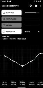اسکرین شات برنامه Bass Booster - Music Equalizer 3