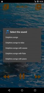 اسکرین شات 6 برنامه Dolphins songs to sleep