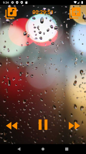 اسکرین شات 1 برنامه Piano songs with rain