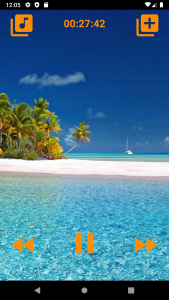 اسکرین شات 5 برنامه Piano with ocean waves