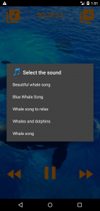 اسکرین شات 6 برنامه Whales songs to sleep