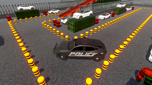 اسکرین شات برنامه Police Car Parking Game 3D 4