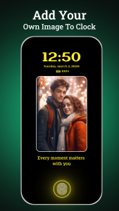 اسکرین شات 4 برنامه Always on display clock widget