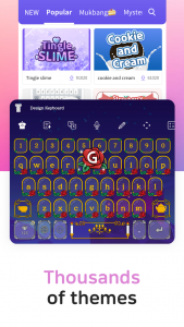 اسکرین شات برنامه Design Keyboard - Fonts, Emoji 3