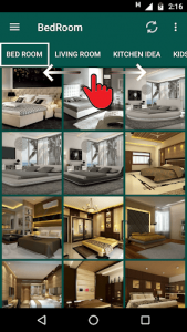 اسکرین شات برنامه 5000+ Bedroom Designs 3