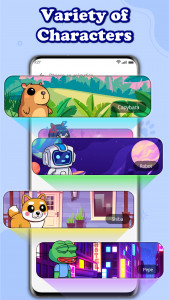 اسکرین شات 3 برنامه Shimeji Anime: Pets On Screen