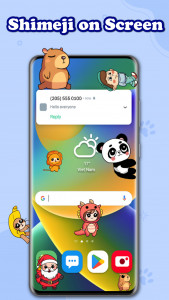 اسکرین شات 1 برنامه Shimeji Anime: Pets On Screen