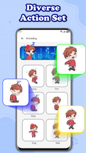 اسکرین شات 2 برنامه Shimeji Anime: Pets On Screen