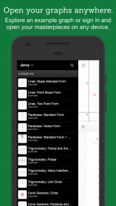 اسکرین شات برنامه Desmos Graphing Calculator 2