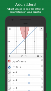 اسکرین شات برنامه Desmos Graphing Calculator 3