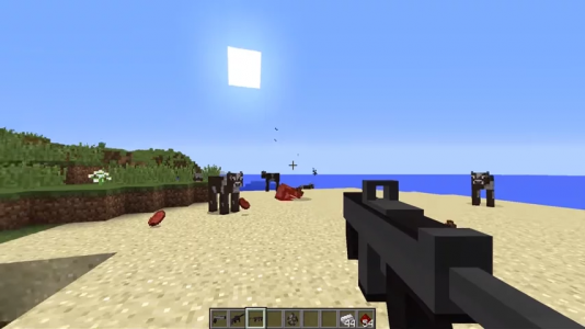 اسکرین شات برنامه Guns Mods for Minecraft 1