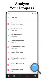 اسکرین شات برنامه Quitzilla: Bad Habit Tracker 5