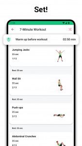 اسکرین شات برنامه 7-Minute Workout: HIIT Routine 2