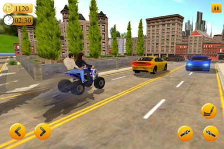 اسکرین شات برنامه ATV Taxi Sim 2019 – Offroad Girl Cab Rider 3