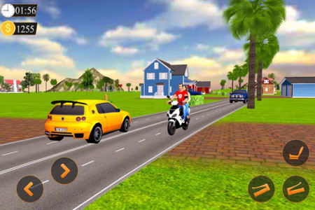 اسکرین شات برنامه Offroad Bike Taxi Driver: Motorcycle Cab Rider 6